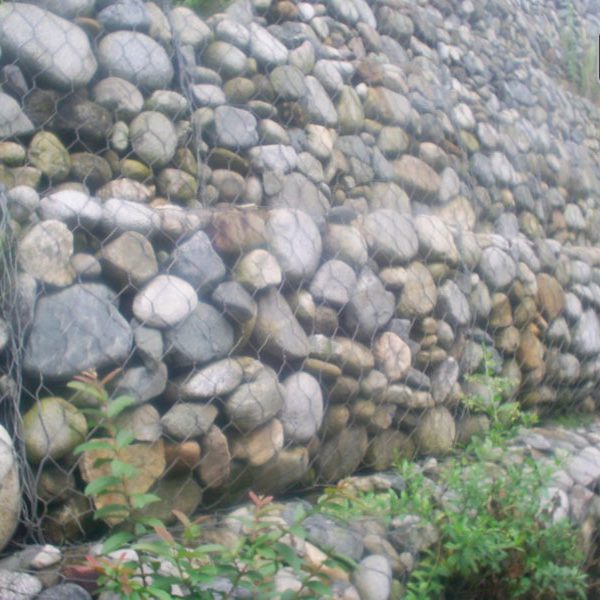 Gaviones con rocas
