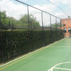 Mallas eslabonadas negra Mallas eslabonadas negra