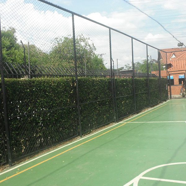 Mallas eslabonadas negra